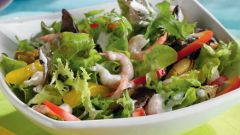 Рецепт острого салата с морскими гадами