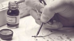 Как и из чего делали перья для письма чернилами
